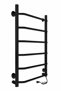 Полотенцесушитель электрический Indigo Roof Lux LCRLE80-50BRRt 80x50 см чёрный муар